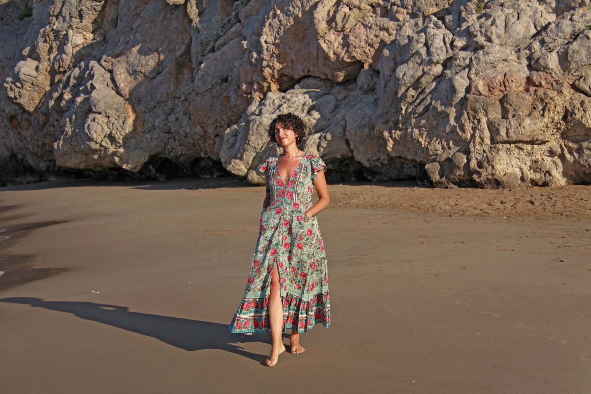 Noelia Rodríguez Sierra en la playa